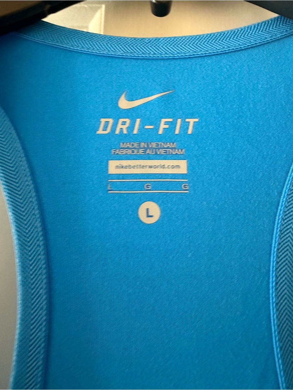 Nike Bright Blue Racerback Dri-FIT Tank - Picture 2 of 2
